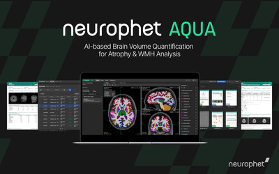 Neurophet AQUA is a brain neurodegeneration imaging analysis software.