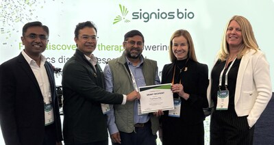 Dr. Towfique Raj of the Icahn School of Medicine at Mount Sinai, New York, with team members from Signios Bio and Illumina.
