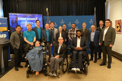 RAMMP Team poses for photo at press conference announcing ARPA-H award.