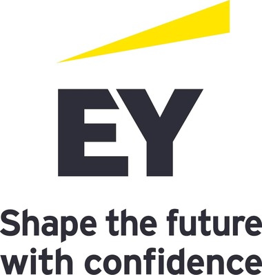 Building a better working world logo. (PRNewsfoto/EY)