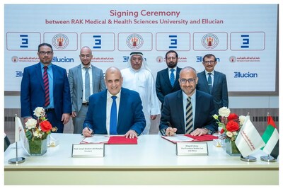 RAK Medical and Health Sciences University Signing Ceremony for Ellucian Student