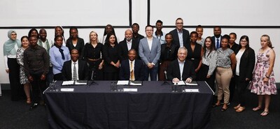 The signing of a Memorandum of Understanding (MoU) between South African Medical Research Council (SAMRC), the Department of Science, Technology and Innovation (DSTI) and MGI Tech,to launch the 110K Human Genome Program in South Africa.