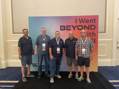 Pictured above (left to right): Mike Clark, Greg Palmer, Dan Amoroso, David Trujillo, and Mark Hystead attended the BICSI Conference at the Venetian Resort in Las Vegas in August 2025 Pictured above (left to right): Mike Clark, Greg Palmer, Dan Amoroso, David Trujillo, and Mark Hystead attended the BICSI Conference at the Venetian Resort in Las Vegas in August 2025