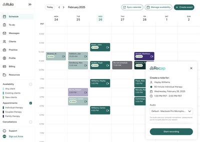 Rula Recap Provider Scheduling Rula Recap Provider Scheduling