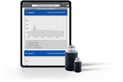 Real force-profile data reveals exactly how each vial was capped, helping manufacturers validate consistency and prevent downstream defects. (CNW Group/SmartSkin Technologies)
