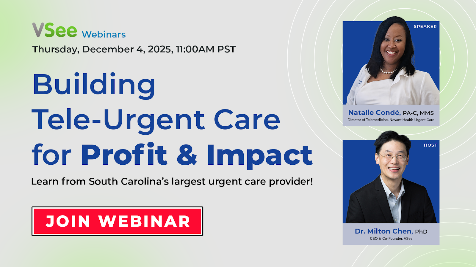 VSee Webinar - Tele-Urgent Care for Profit & Impact