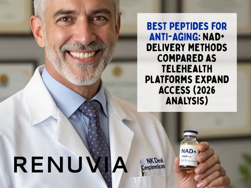 Best Peptides for Anti-Aging NAD+ Delivery Methods Compared as Telehealth Platforms Expand Access (2026 Analysis)