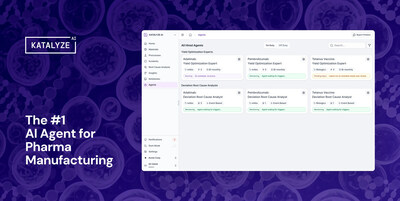 Katalyst - an AI agent purpose-built for pharmaceutical manufacturing Katalyst - an AI agent purpose-built for pharmaceutical manufacturing