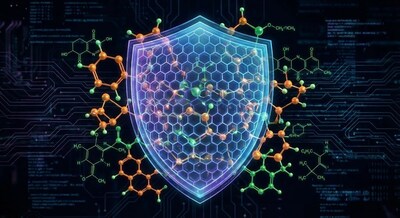 Illustration of Lunai Bioworks’ Sentinel AI safeguard protecting scientific AI systems from generating dangerous chemical threats. Illustration of Lunai Bioworks’ Sentinel AI safeguard protecting scientific AI systems from generating dangerous chemical threats.