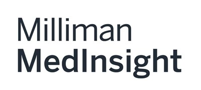 A black text-based logo that reads 'Milliman MedInsight' in a sans-serif font. (PRNewsfoto/Milliman MedInsight) A black text-based logo that reads 'Milliman MedInsight' in a sans-serif font. (PRNewsfoto/Milliman MedInsight)