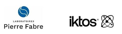 Pierre Fabre Laboratories and Iktos Logo Pierre Fabre Laboratories and Iktos Logo