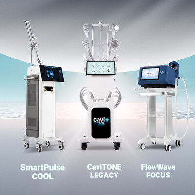 Rejuva Fresh&reg; showcases three breakthrough technologies for 2026: SmartPulse&trade; COOL Professional CO2 Fractional Laser, CaviTONE&trade; LEGACY, and FlowWave Focus&trade;.