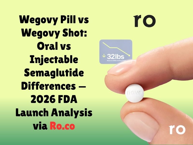 Wegovy Pill vs Wegovy Shot Oral vs Injectable Semaglutide Differences &mdash; 2026 FDA Launch Analysis via Ro.co