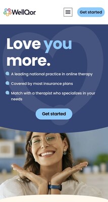 WellQor.com home page.