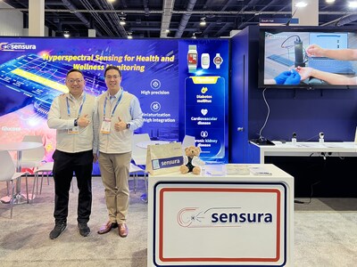 Sensura presents its non-invasive, hyperspectral sensing–based health monitoring platform at CES 2026 in Las Vegas. Sensura presents its non-invasive, hyperspectral sensing–based health monitoring platform at CES 2026 in Las Vegas.