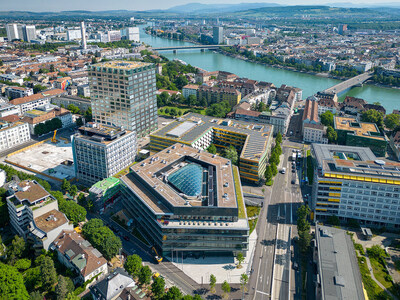 Landscape image of the Basel area&rsquo;s booming biotech research centers. Photo credit: &copy;Kanton Basel-Stadt Photo: Raphael Alu