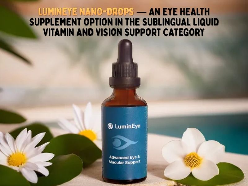 LuminEye Nano-Drops Product Information Updated as Consumer Interest in Eye Health Supplement Options and Vision Support Alternatives Grows in 2026