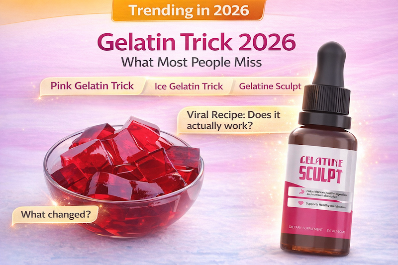 Gelatin Trick 2026 Warning Does the Viral Gelatin Trick Recipe Actually Work? &mdash; Pink Gelatin Trick, Ice Gelatin Trick, and Why Consumers Are Choosing Gelatine Sculpt Instead (New Investigation)