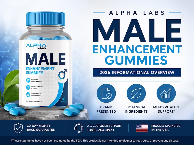Alpha Labs Male Enhancement Gummies Claims Evaluated The AlphaLabs ED Gummy for Men Under Investigation