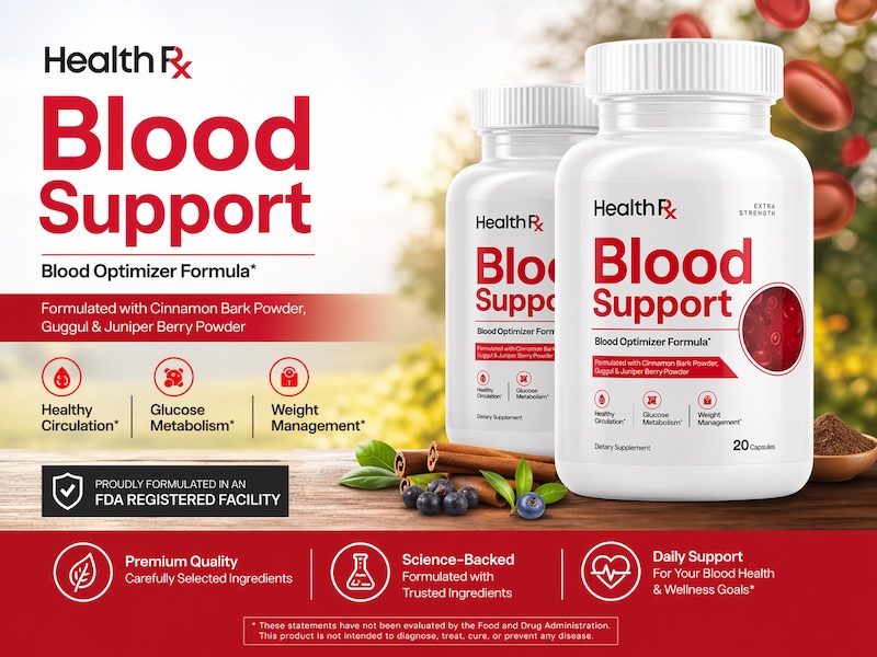 HealthRX Blood Support Claims Evaluated The Health RX Blood Pressure Optimizer Formula Under Investigation