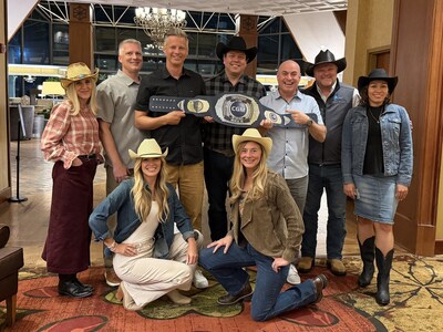 CGM CEO Benedikt Brueckle with AZCOMP President Lance Foster, COO Keven Cluff and other CGM and AZCOMP team members.