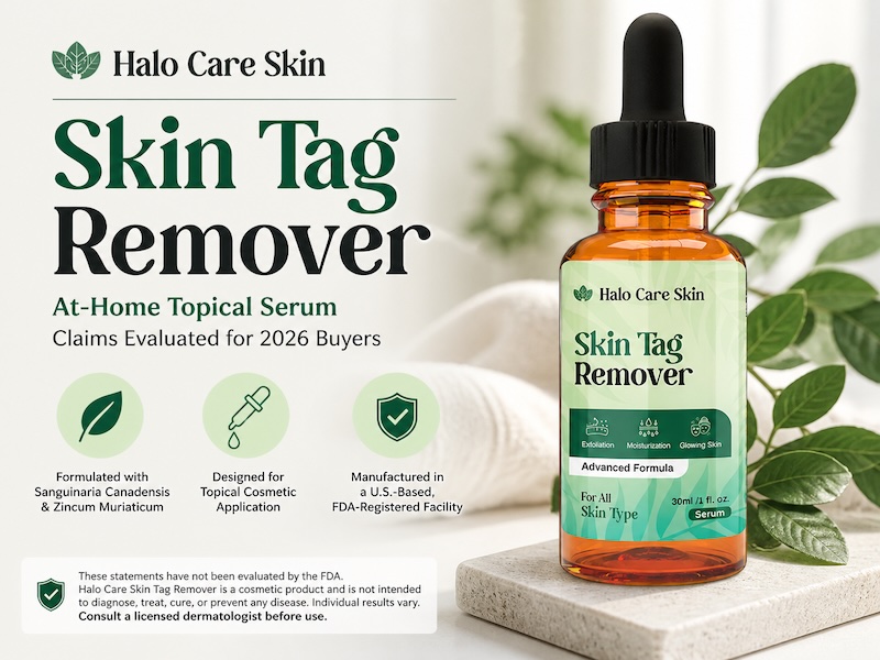 Halo Care Skin Tag Remover Claims Evaluated The Strongest, Most Effective Mole and Skin Tag Corrector Serum