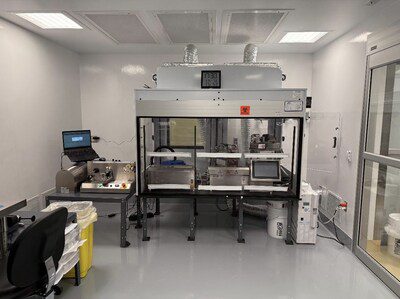 BioSapien clean room at the Roswell Park GMP Engineering & Cell Manufacturing (GEM) Facility BioSapien clean room at the Roswell Park GMP Engineering & Cell Manufacturing (GEM) Facility