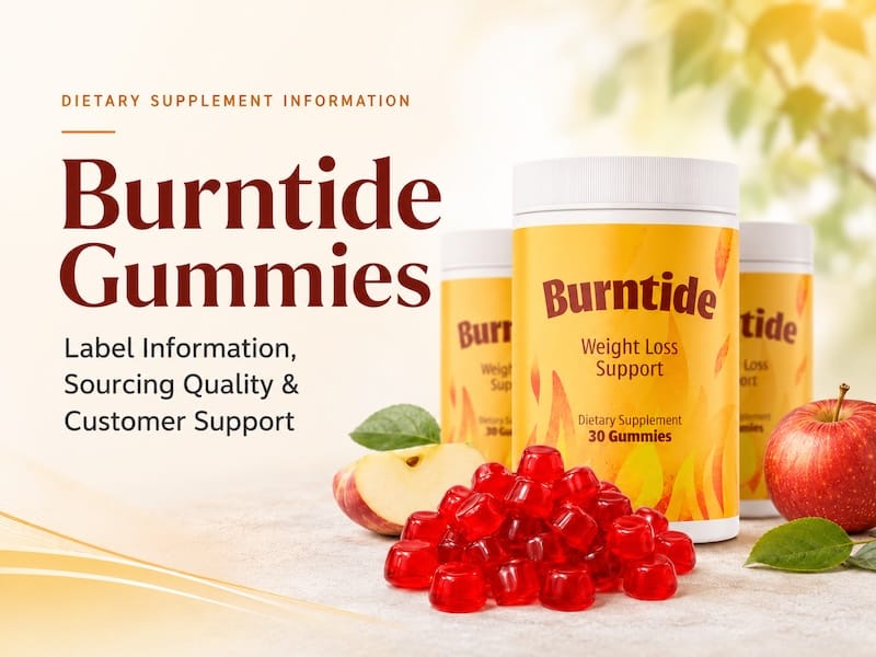 Burntide Gummies 2026 ingredient panel supplement facts and customer service update