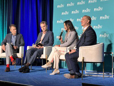 Hill Research CEO, Louise Liu, presenting at BioNJ