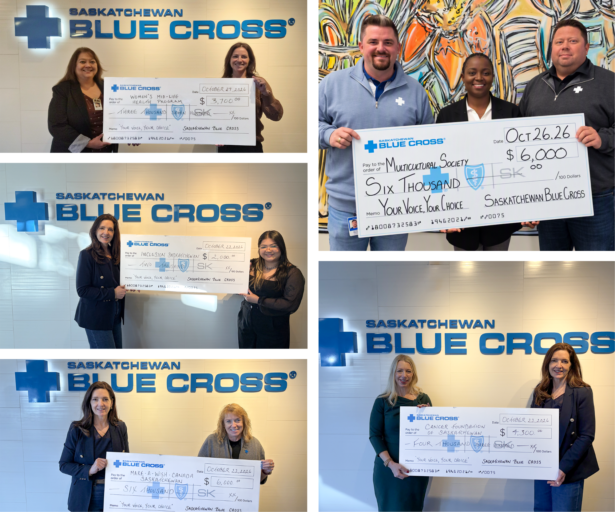 Your Voice, Your Choice recipients
